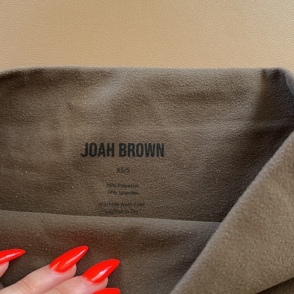 Joah Brown Biker Short - Picture 3 of 3